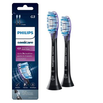 Philips Sonicare G3 Premium Gum Care Ersatzbürsten BLACK (4 Stk.)